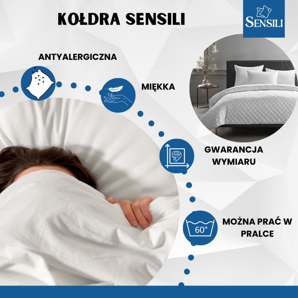 KOŁDRA SENSILLI CECHY