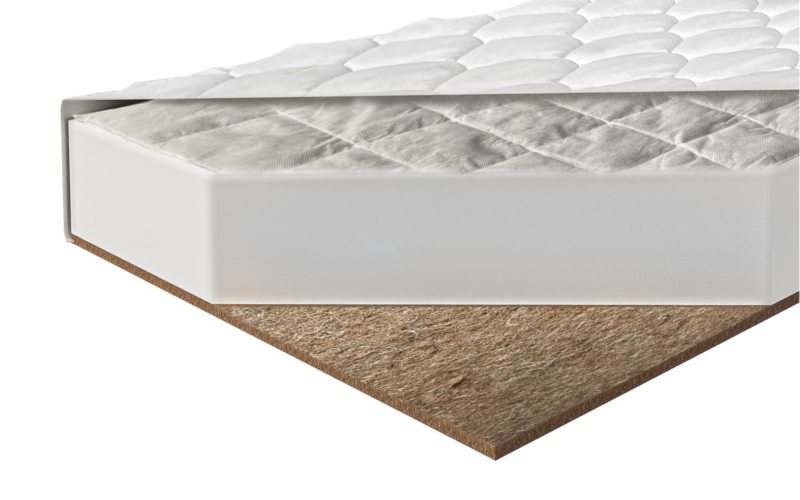 MATERAC DO ŁÓŻECZKA GRYKA + PIANKA + KOKOS 120x60