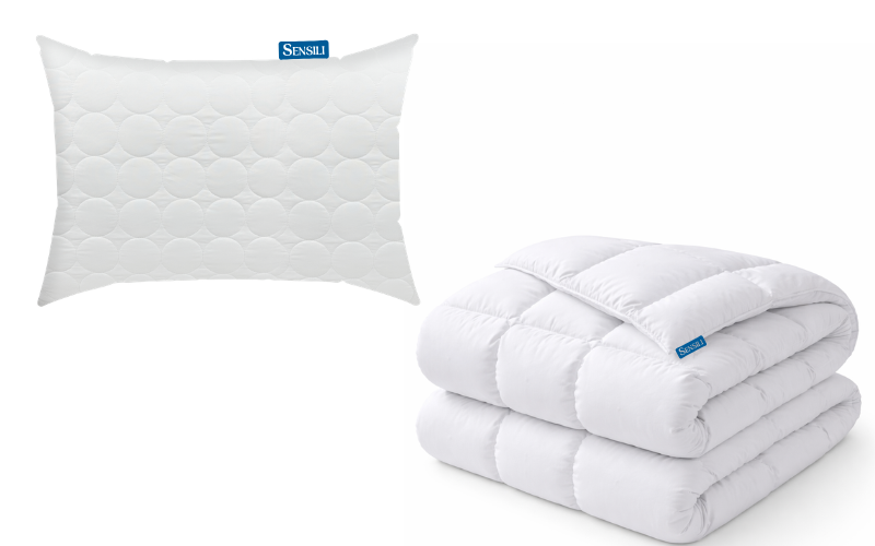 Całoroczna kołdra 160x200 cm + poduszka 70x80 cm