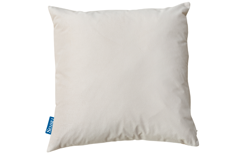 POSZEWKA DEKORACYJNA 45x45 NA PODUSZKĘ WELUROWA - BEŻ