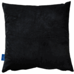 POSZEWKA DEKORACYJNA 45x45 NA PODUSZKĘ WELUROWA - CZARNA