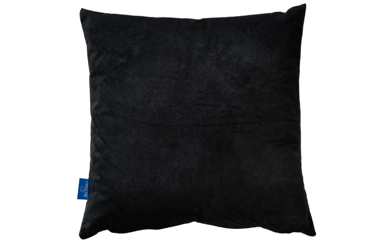 POSZEWKA DEKORACYJNA 45x45 NA PODUSZKĘ WELUROWA - CZARNA