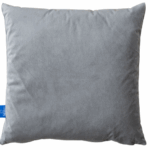 POSZEWKA DEKORACYJNA 45x45 NA PODUSZKĘ WELUROWA - SZARY