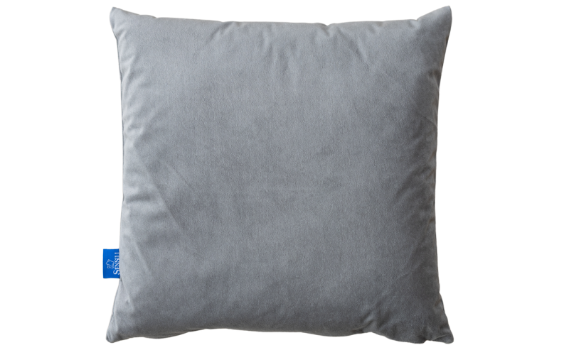 POSZEWKA DEKORACYJNA 45x45 NA PODUSZKĘ WELUROWA - SZARY