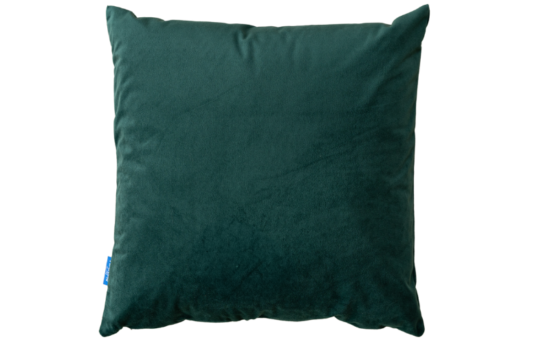 POSZEWKA DEKORACYJNA 45x45 NA PODUSZKĘ WELUROWA - ZIELONA