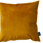 POSZEWKA DEKORACYJNA 45x45 NA PODUSZKĘ WELUROWA - CIEMNE ZŁOTO