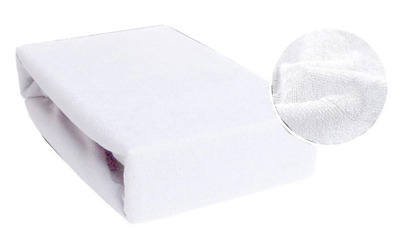 Prześcieradło FROTTE 160x200cm Z GUMKĄ - BIAŁY