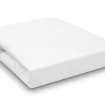 Prześcieradło bawełniane z gumką 90x200 CERTYFIKAT - BIAŁE