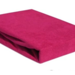 PRZEŚCIERADŁO 70x140cm Z GUMKĄ GRUBA FROTTA - CZERWONY