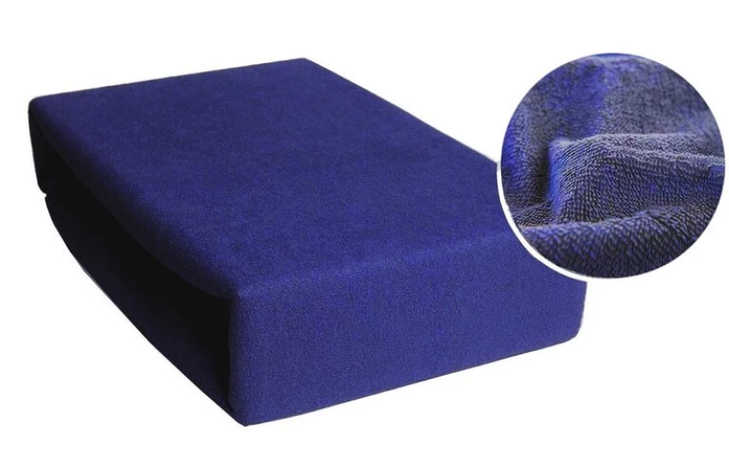 Prześcieradło FROTTE 220x200cm Z GUMKĄ - GRANAT