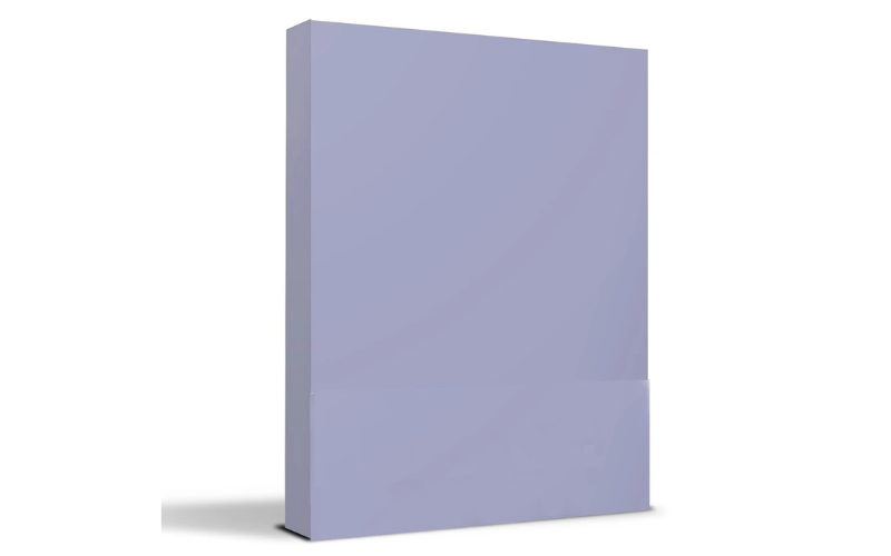 Prześcieradło bawełniane z gumką 90x200 CERTYFIKAT - LAWENDA