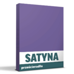 Prześcieradło 160x200 cm SATYNA BAWEŁNA - fiolet