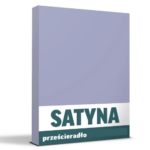 Prześcieradło 160x200 cm SATYNA BAWEŁNA - JASNY FIOLET