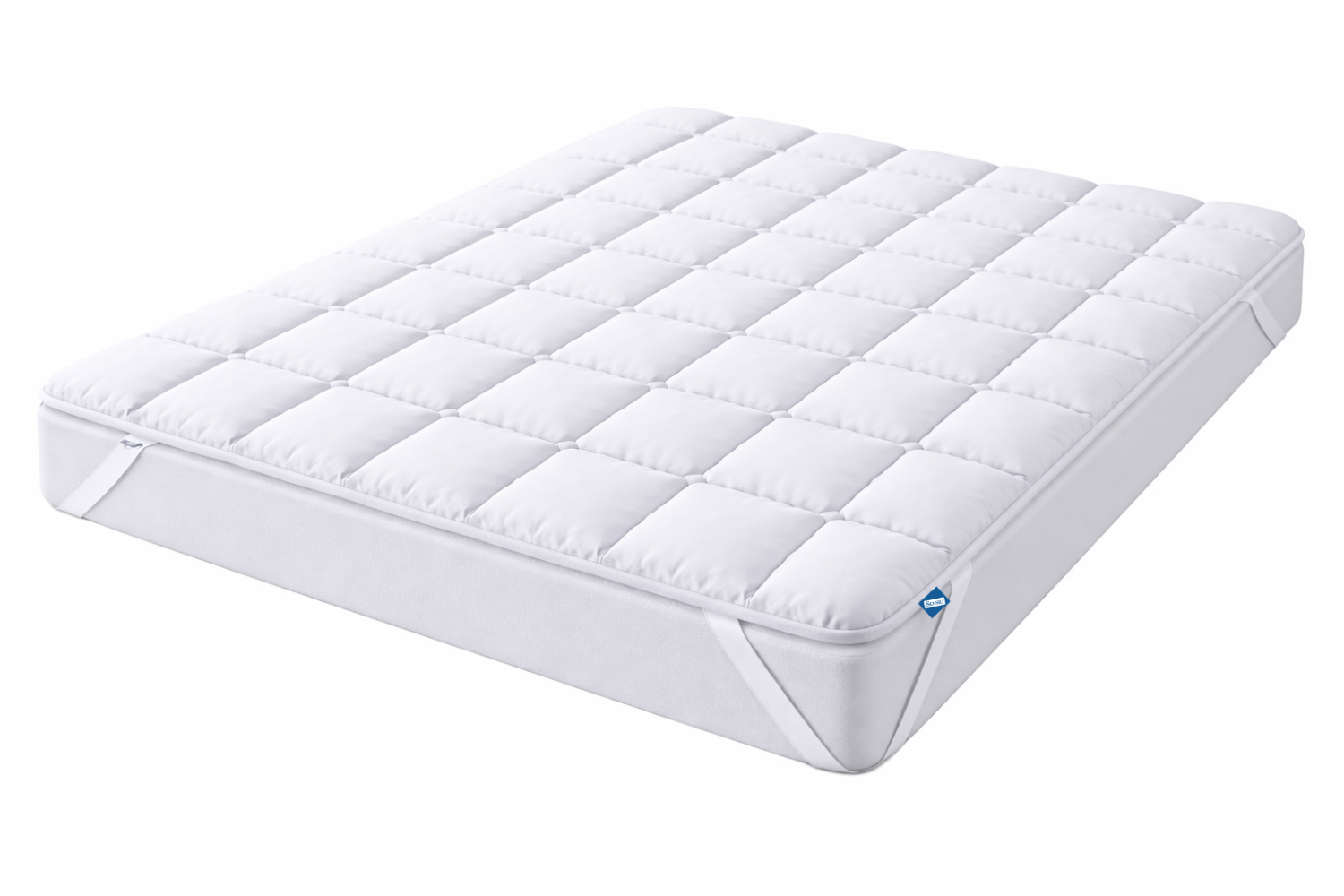 PIKOWANY GRUBY OCHRANIACZ POKROWIEC NA MATERAC 160x200 NAKŁADKA TOPPER